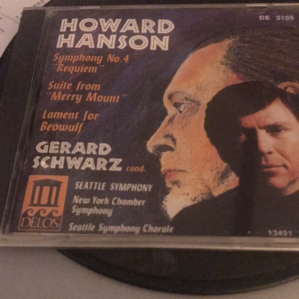 Howard Hanson Symphony No.4 CD - Gerard Schwarz